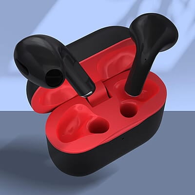 Zebronics SOUND BOMB 9 Semi in ear Bluetooth v5.2 TWS earbuds with 16H backup, ENC Calling, Gaming mode (Upto 50ms), Voice assistant, Flash connect, Silicone case, Splash proof and Type C