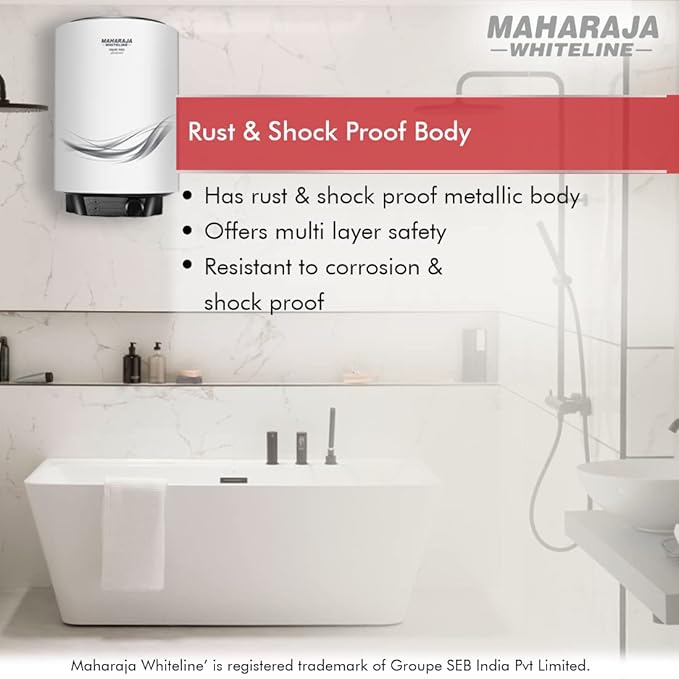 Maharaja Whiteline Aquic Neo Plus Water Heater/Geyser, 25 Liters