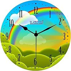 Sublimation Printed Wall Clock Colorful Scenery Printed Designer Round Wooden Wall Clock Without Glass Sublimation Printed Wall Clock Colorful Scenery Printed Designer Round Wooden Wall Clock Without Glass