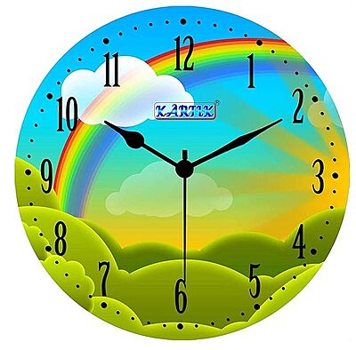 Sublimation Printed Wall Clock Colorful Scenery Printed Designer Round Wooden Wall Clock Without Glass Sublimation Printed Wall Clock Colorful Scenery Printed Designer Round Wooden Wall Clock Without Glass
