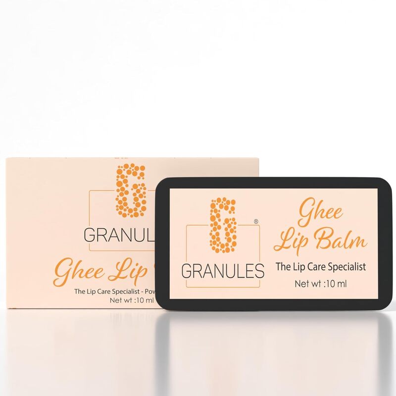 Granules Ghee-Based Lip Balm for Dark & Pigmented Lips 10ml Granules Ghee-Based Lip Balm for Dark & Pigmented Lips 10ml