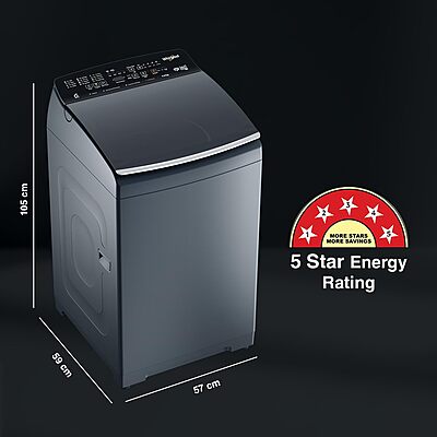 Whirlpool 9 Kg 5 Star Bloomwash Pro Fully-Automatic Top Loading Washing Machine - Built In Heater