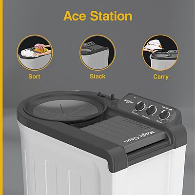 Whirlpool 6.5 Kg 5 Star Ace Supreme Semi-Automatic Top Loading Washing Machine Whirlpool 6.5 Kg 5 Star Ace Supreme Semi-Automatic Top Loading Washing Machine