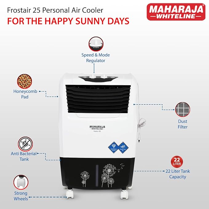 Maharaja White line Frost Air 25 Air Cooler, 22 Liter, Maharaja White line Frost Air 25 Air Cooler, 22 Liter,