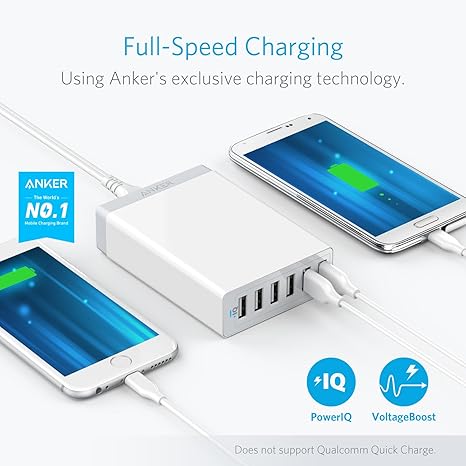 Raspberry Pi Cluster Power Supply - Anker Power Port 6 (60W)