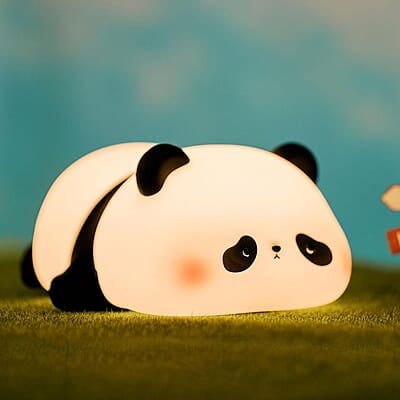 Panda Night Light, LED Squishy Cute Lamp, Night Light for Kids, Silicone Panda Light, Dimmable Girls Baby Bedroom Nightlight, Rechargeable Touch Lamp Panda Night Light, LED Squishy Cute Lamp, Night Light for Kids, Silicone Panda Light, Dimmable Girls Baby Bedroom Nightlight, Rechargeable Touch Lamp
