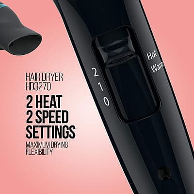 Havells 1700W 2-In-1 Hair Dryer With Diffuser & Thin Concentrator Heat Balance Technology