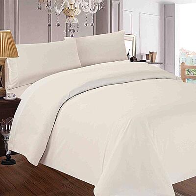 Duvet / Comforter Cover Microfiber 300 TC Plain Ultra soft - Ivory Duvet / Comforter Cover Microfiber 300 TC Plain Ultra soft - Ivory