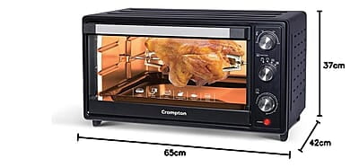 Crompton Tandoori Magic 45 Ltr Oven Toaster Grill (OTG) with Motorissed Rotisserie & Convection