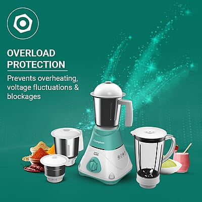 CROMPTON QUBE 3J 750W POWERTRON MOTOR MIXER GRINDER MOTOR VENT-X TECHNOLOGY