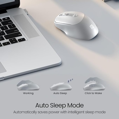 Portronics Toad 35 Wireless Mouse with 2.4 GHz Wireless, Adjustable Sensitivity, USB Receiver, Ergonomic Design, for Laptops, Desktops PC, Mac (Black) Portronics Toad 35 Wireless Mouse with 2.4 GHz Wireless, Adjustable Sensitivity, USB Receiver, Ergonomic Design, for Laptops, Desktops PC, Mac (Black)