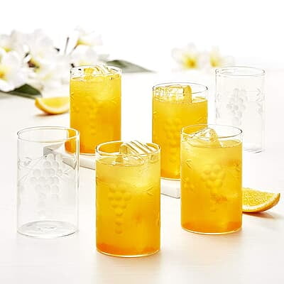 Borosil 295 ml Set of 6 pcs Berry Vision Transparent Drinking Glass | Borosilicate Glass Tumblers for Water, Cold Drinks, Juice| Flame Proof, Microwave & Dishwasher Safe | for Daily use & Gifting Borosil 295 ml Set of 6 pcs Berry Vision Transparent Drinking Glass | Borosilicate Glass Tumblers for Water, Cold Drinks, Juice| Flame Proof, Microwave & Dishwasher Safe | for Daily use & Gifting
