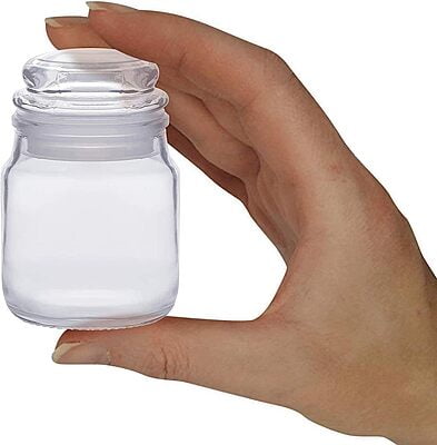 130ml DOME Glass Jar with Clear Cap 130ml DOME Glass Jar with Clear Cap