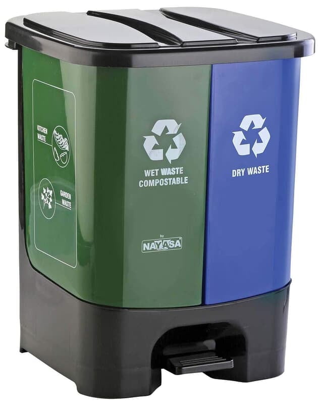 Closed dumping bin – for food waste Closed dumping bin – for food waste