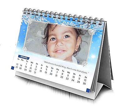Sublimation Printed Calendar Desktop New Year Calendar for with Beautiful Wire Binding (12 Month with 12 Photos) 6x8 Inches Sublimation Printed Calendar Desktop New Year Calendar for with Beautiful Wire Binding (12 Month with 12 Photos) 6x8 Inches