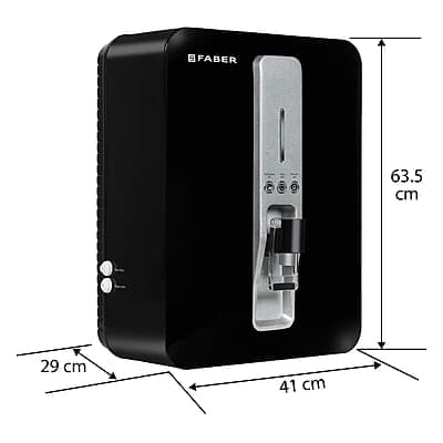 Faber Neutron Plus RO+ UV + UF + Copper Guard with pH Enhancer, 10lts, 9 Stage Purification. Suitable Upto 2500 TDS