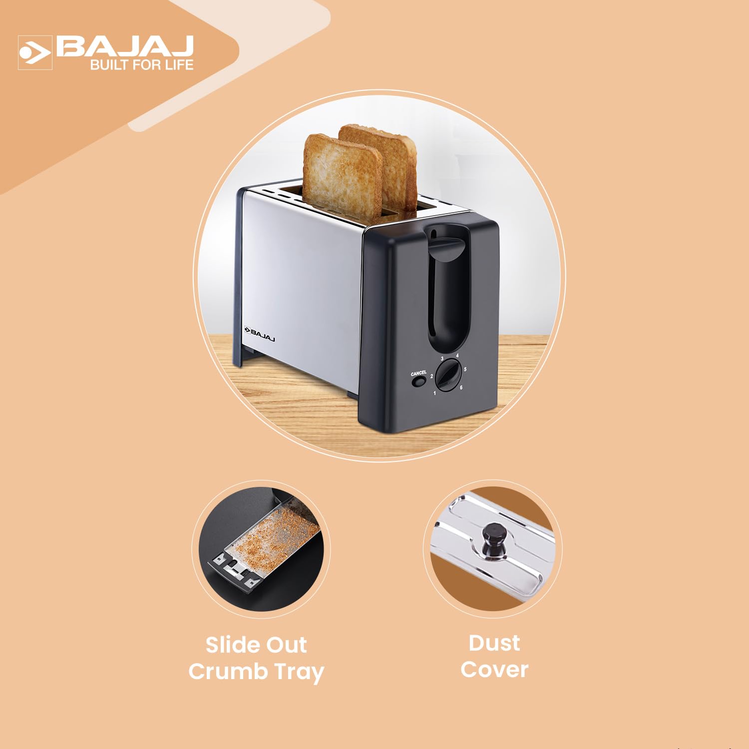 Bajaj IVORA NEO SPOT LIGHT 2W GREEN INBUILT (In-built Driver)