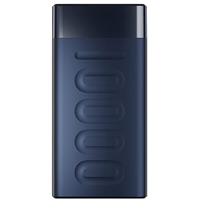 Ambrane 10000mAh Slim Power Bank, 20W Fast Charging, Dual Output, Type C PD (Input & Output), Quick Charge