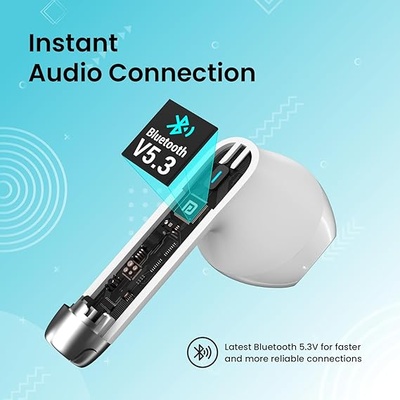 Portronics Harmonics Twins S9 True Wireless in Ear Earbuds with Upto 30H Playtime, Digital Display, 13mm Drivers, Balanced Bass, BT 5.3v, Touch Control, IPX4 Splash Resistant, Rapid Charging(White) Portronics Harmonics Twins S9 True Wireless in Ear Earbuds with Upto 30H Playtime, Digital Display, 13mm Drivers, Balanced Bass, BT 5.3v, Touch Control, IPX4 Splash Resistant, Rapid Charging(White)
