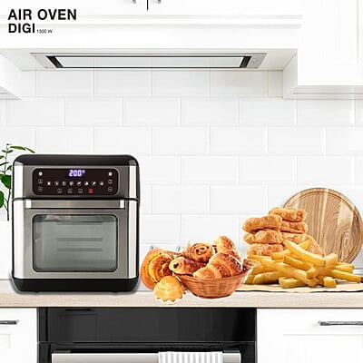 Havells Air Fryer Air Oven Digi 9 Pre-Set Menu 1500 Watt 2 Grill Rack Havells Air Fryer Air Oven Digi 9 Pre-Set Menu 1500 Watt 2 Grill Rack