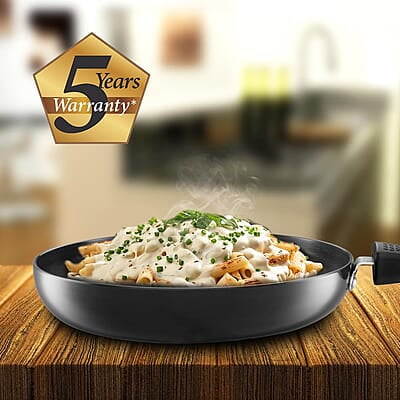 KENT Hard Anodised Frying Pan 22 CM 1.4L 3.25mm Thick Base KENT Hard Anodised Frying Pan 22 CM 1.4L 3.25mm Thick Base