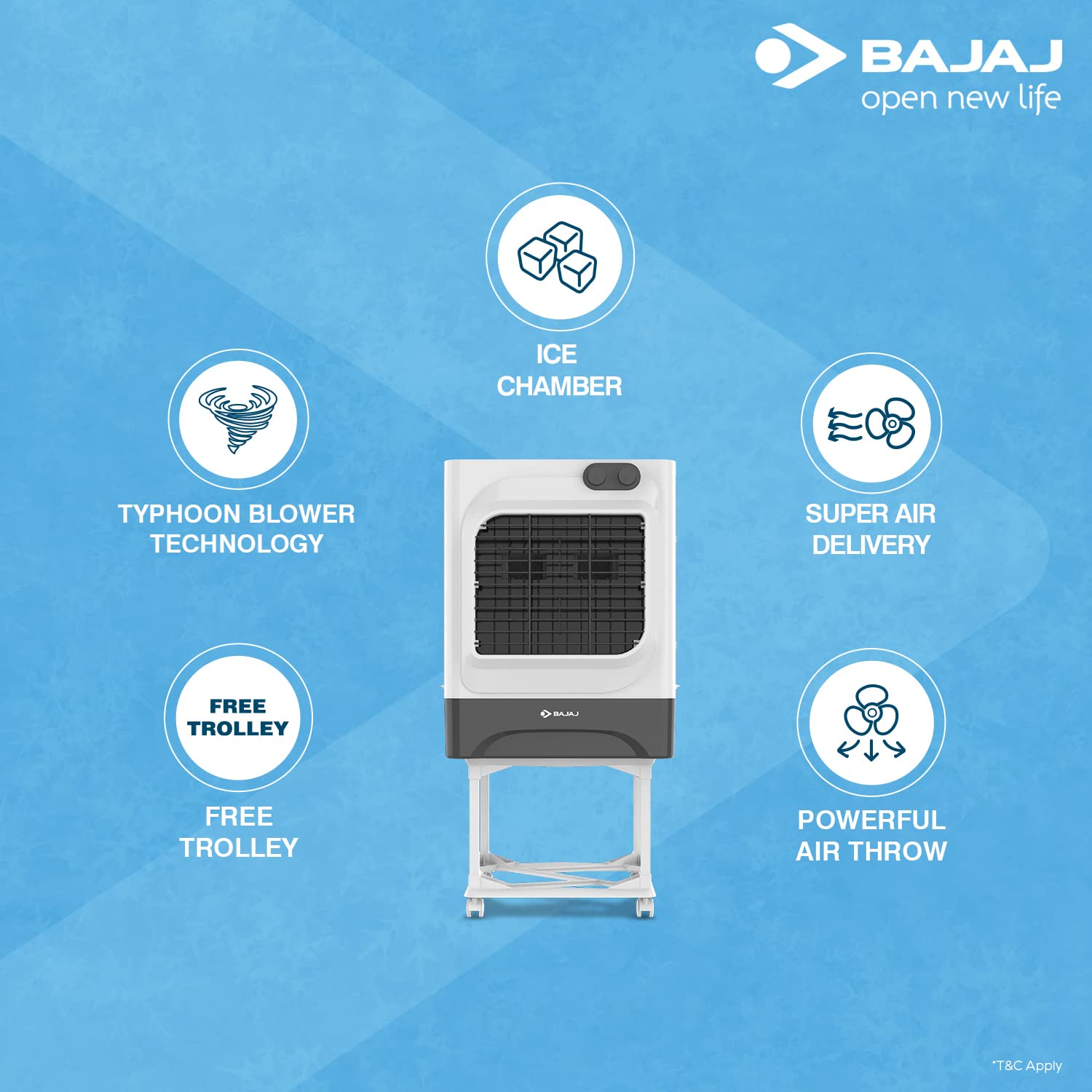 Bajaj IVORA LED Panel 9W NDL Square