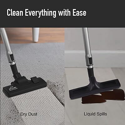 KENT Wet and Dry Vacuum Cleaner KSL 612 1200 W Blower Function Flexible hose Extension tube Crevice tool Floor brush Wet brush Filter bag KENT Wet and Dry Vacuum Cleaner KSL 612 1200 W Blower Function Flexible hose Extension tube Crevice tool Floor brush Wet brush Filter bag