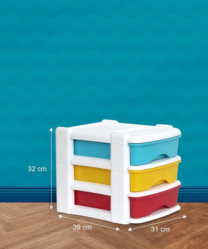 Signora ware Multipurpose Modular Drawer Small 3 Tier 6.5 Each Drawer
