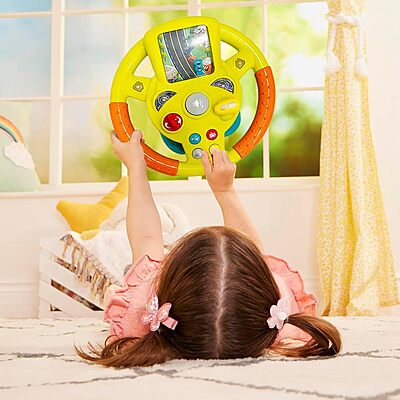 Steering Wheel Toy for Kids Simulation Driving Car Toy with Light & Sound Steering Wheel Toy for Kids Simulation Driving Car Toy with Light & Sound
