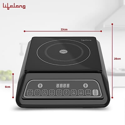Lifelong 2000 Watt Radiant Induction Cooktop For Home With 7 Preset Indian Menu Option Lifelong 2000 Watt Radiant Induction Cooktop For Home With 7 Preset Indian Menu Option