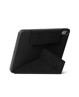 Black Pleat Y-Fold Magnetic iPad Case for iPad Mini 7 2024 8.3 Inch