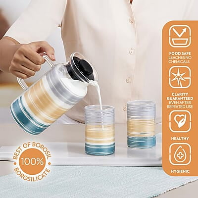 BOROSIL MICROWAVABLE KLIP - N - STORE SQUARE-520ML