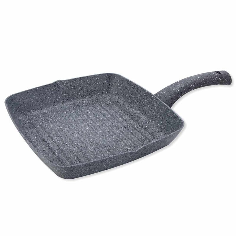 Wonderchef Granite Non-Stick 24cm Grill Pan 3.5mm Thickness 1.8 litres Wonderchef Granite Non-Stick 24cm Grill Pan 3.5mm Thickness 1.8 litres