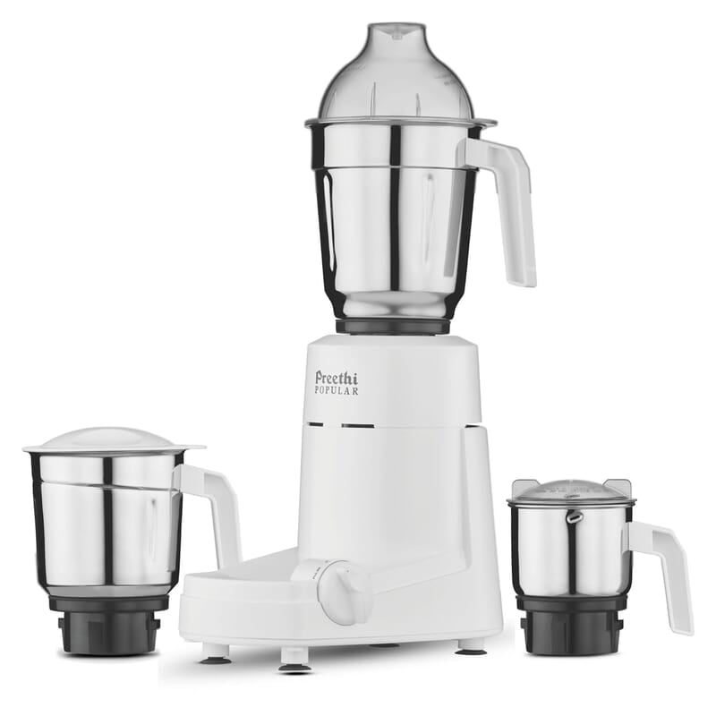 Preethi Popular MG 142 750-Watt Mixer Grinder with 3 Jars