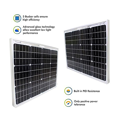 Solar Panel 75 watts - 12 Volt Mono Panel Solar Panel 75 watts - 12 Volt Mono Panel