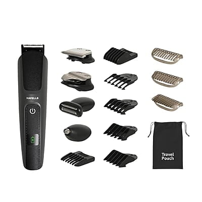Havells Super Grooming Kit Gs8714,15 In 1,Ipx7 Fully Washable,Full Body Groomer For Men,120 Min Of Run Time With Fast Charge