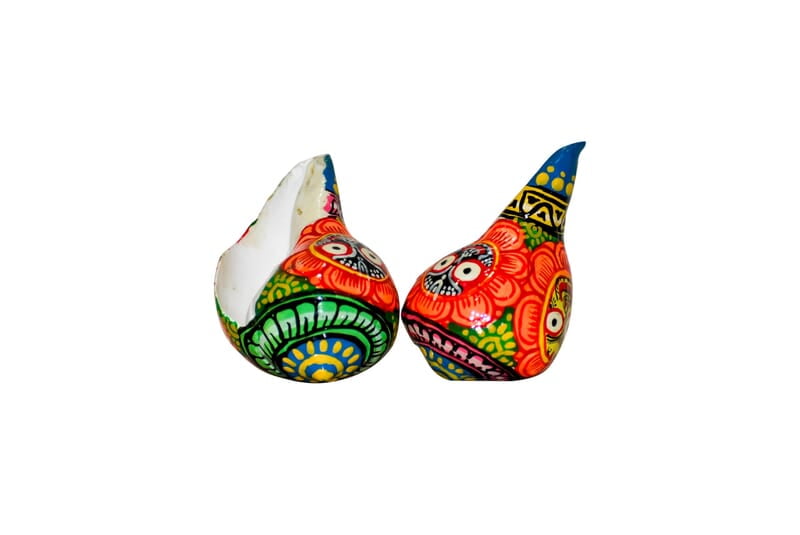 EELIKA Conch / Shankh handpainted Lord Jagannath Art || For Puja || home decor || gift for friends and family || set of 2 (Conch-3) EELIKA Conch / Shankh handpainted Lord Jagannath Art || For Puja || home decor || gift for friends and family || set of 2 (Conch-3)