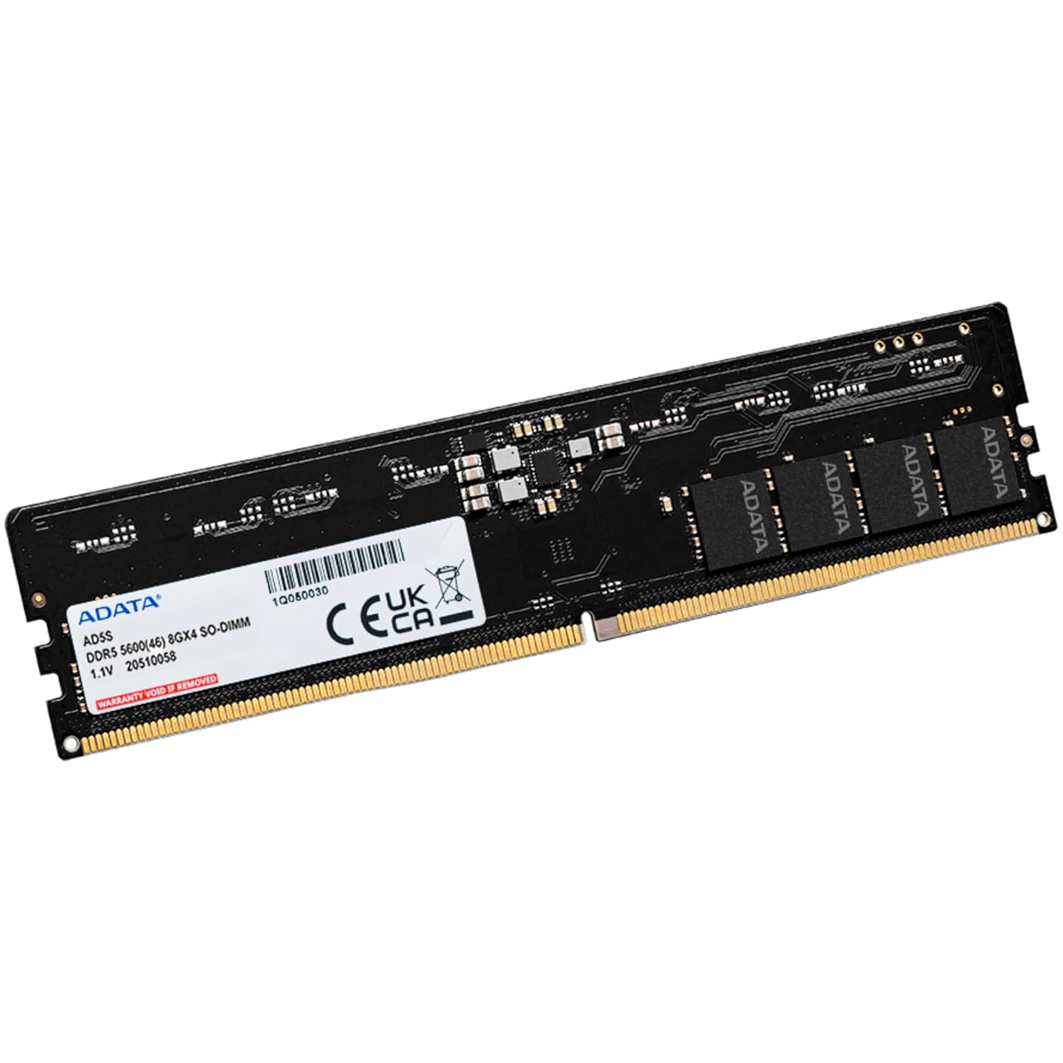 ADATA (UDIMM) DDR5 Desktop Memory, Single RAM Module, Supports Intel & AMD Latest CPU, Intel XMP & AMD Expo, Built in PMIC, On Die ECC, Low Voltage, More Bandwidth, Without Heat Sink ADATA (UDIMM) DDR5 Desktop Memory, Single RAM Module, Supports Intel & AMD Latest CPU, Intel XMP & AMD Expo, Built in PMIC, On Die ECC, Low Voltage, More Bandwidth, Without Heat Sink
