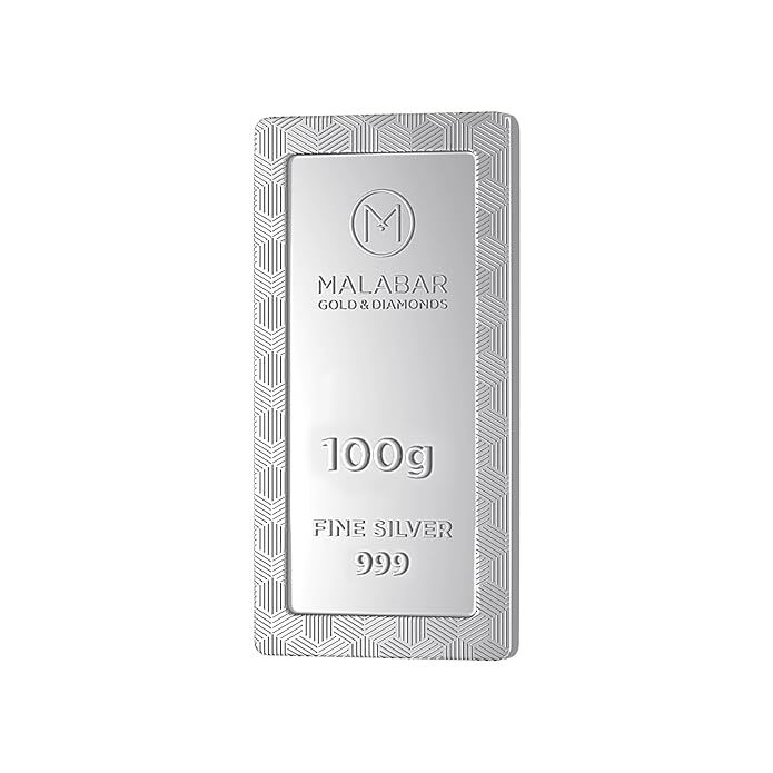 Malabar Gold & Diamonds 999 Purity Silver Bar