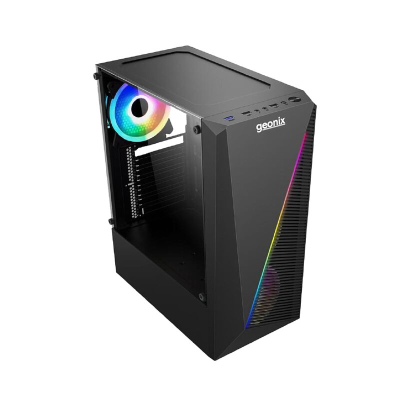 GEONIX Tempered_Glass ATX Gaming Cabinet โ(X10W)-Black GEONIX Tempered_Glass ATX Gaming Cabinet โ(X10W)-Black