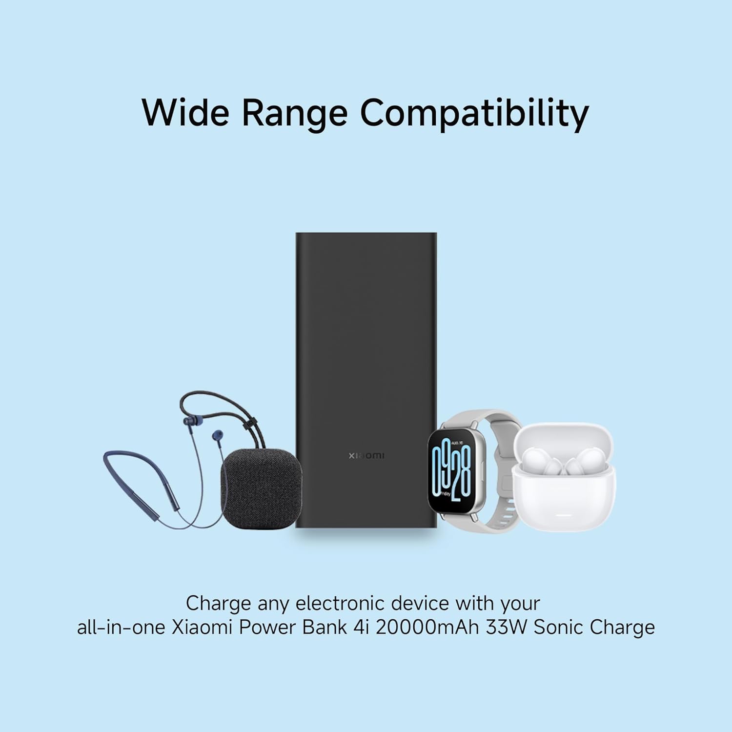 Xiaomi Power Bank 4i 20000mAh 33W Super Fast Charging PD | Power Delivery | QC 3.0|Type C Input & Output |Triple Output Ports|Supports Android,Apple, Tablets, Earbuds, Watches Xiaomi Power Bank 4i 20000mAh 33W Super Fast Charging PD | Power Delivery | QC 3.0|Type C Input & Output |Triple Output Ports|Supports Android,Apple, Tablets, Earbuds, Watches