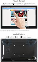 13.3inch Capacitive Touch Screen LCD with Case, 1920×1080, HDMI, IPS, Various Systems Support