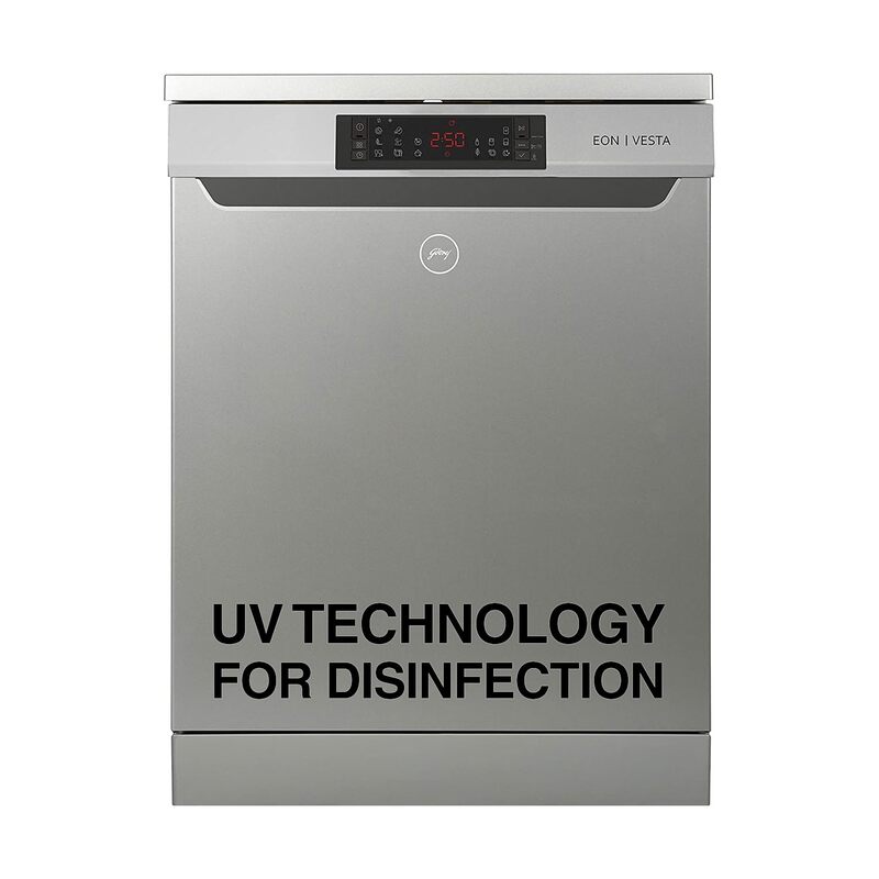 Godrej Eon Dishwasher 12 place setting Anti-Germ CrystaLight powered by UV Technology