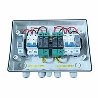 DCDB 2 in 2 Out Inbuilt DC Fuse 20A, SPD 600V DCDB 2 in 2 Out Inbuilt DC Fuse 20A, SPD 600V