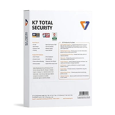 K7 Total Security 1U/1Y Software K7 Total Security 1U/1Y Software