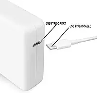 Apple Laptop Charger/Adapter 61W 20V/3A Type-C MacBook Pro 33cm (13-inch 2020) – Compatible