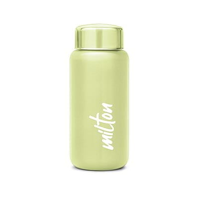 MILTON Aqua 500 Stainless Steel Water Bottle, 500 ml Single walled Leak Proof