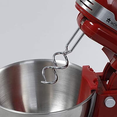 Wonderchef Crimson Revo Stand Mixer and Beater with 5 Speed Settings 4.5L Stainless Steel Bowl 300 Watt