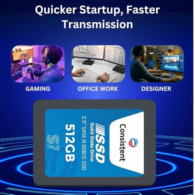 Consistent S6 SATA SSD 512GB (CTSSD512S6)