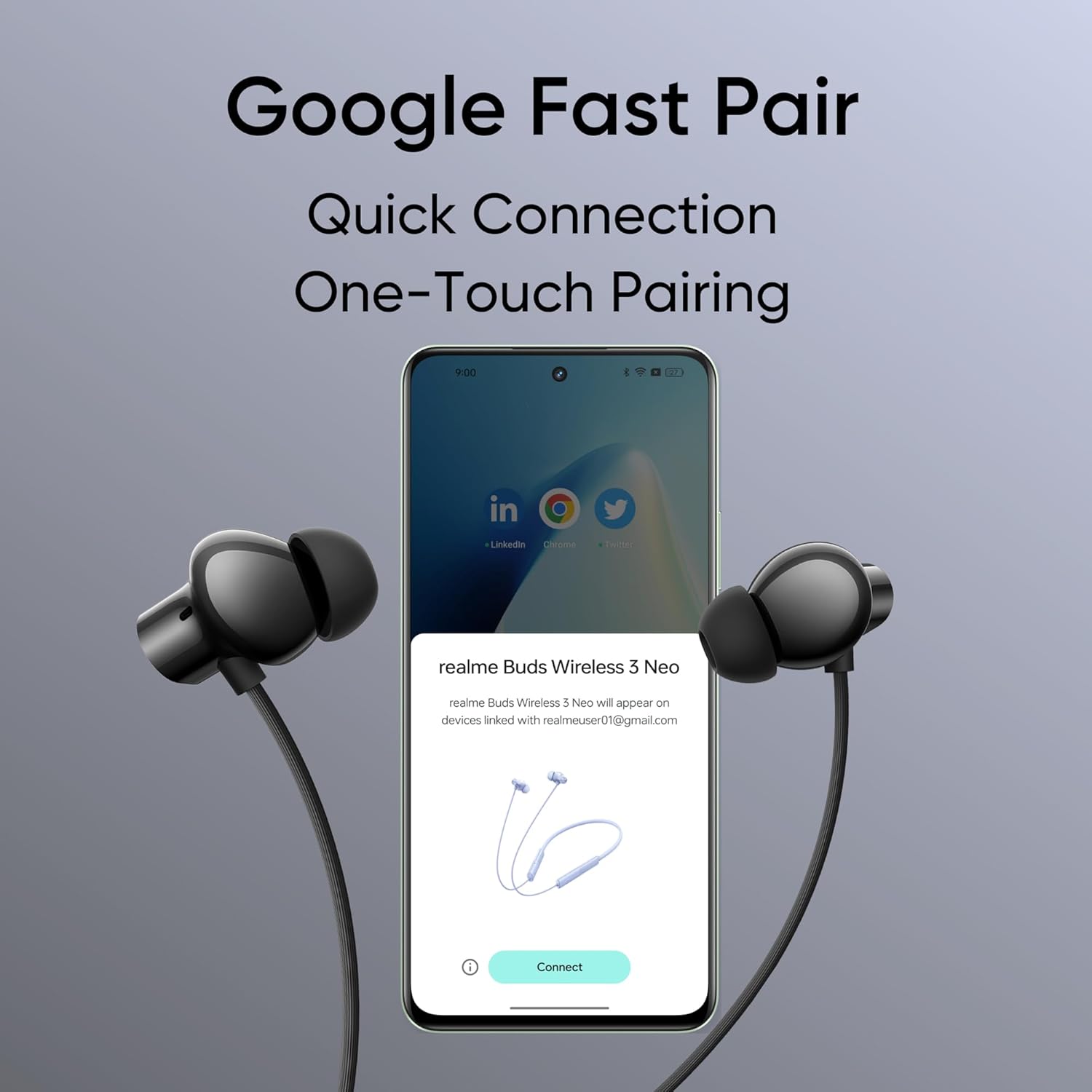 realme Buds Wireless 3 Neo Neckband with Environmental Noise Cancellation (IP55 Water Resistant, 32 Hours Playtime) realme Buds Wireless 3 Neo Neckband with Environmental Noise Cancellation (IP55 Water Resistant, 32 Hours Playtime)
